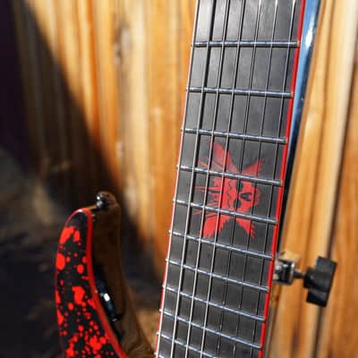 Schecter DIAMOND SERIES Sullivan King Banshee-7 FR-S Obsidian Blood 7-String Electric Guitar image 8