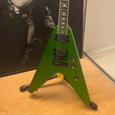 Gibson Dave Mustaine Signature "Rust in Peace" Flying V EXP 2022 - Present - Alien Tech Green image 1
