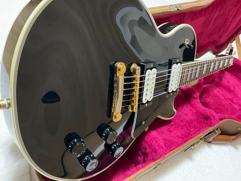 Cool Z Les Paul Custom Type heelless Deep Joint Circle Fretting System Ebony Made in Japan image 1