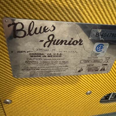 Fender Blues Junior Limited Edition Tweed 15W Tube Guitar Amp w/ Jensen Speaker image 2
