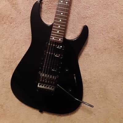 Vintage 1994 JACKSON Pro Series DK2- Dinky - MIJ - Gloss Black - All original with J80 pickup - licensed Floyd Rose tremolo- Grover- made in JAPAN image 1