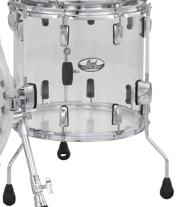 Pearl Crystal Beat Ultra Clear 14x13" Floor Tom Drum Acrylic CRB1413F/C730 | NEW Authorized Dealer image 1
