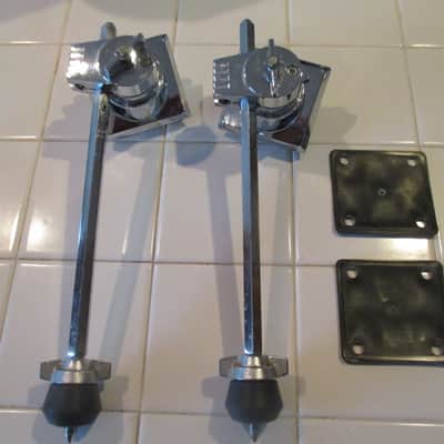 Tama (2) Vintage Granstar Bass Drum Legs/Spurs W/Hardware, 1980s Japan Mint! image 1