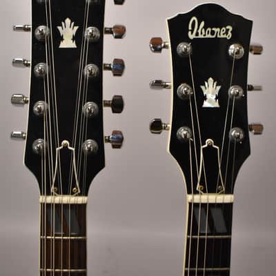1978 Ibanez 2402DX (2402WH) Double-Neck Fujigen Lawsuit MIJ White w/Gig Bag image 6