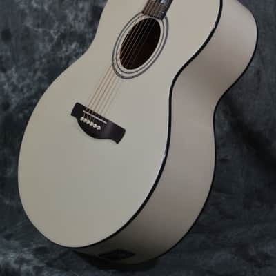 Ibanez  AJ70M2E Jumbo Acoustic-Electric Guitar Pearl White w/ FREE Same Day Shipping image 6