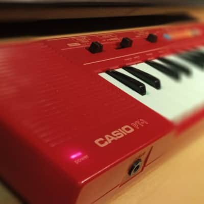 Casio PT-1 29-Key Mini Synthesizer (Red)