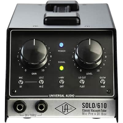 Universal Audio UA-S610 SOLO/610 Classic Vacuum Tube Microphone Preamp and D.I. Box Regular image 4