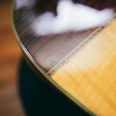 1970s Morris W-50 – Made in Japan | Rare 3-Piece Back | Martin D-45 Style | Good Condition | Hard Case image 18
