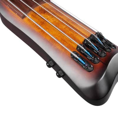 Ibanez UB805 MOB - Mahogany Oil Burst Bass Workshop image 9