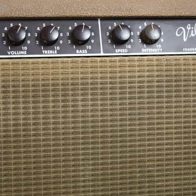 1963 Fender Brownface Vibrolux Amp UK Export Version - From Selmer, One Owner image 6