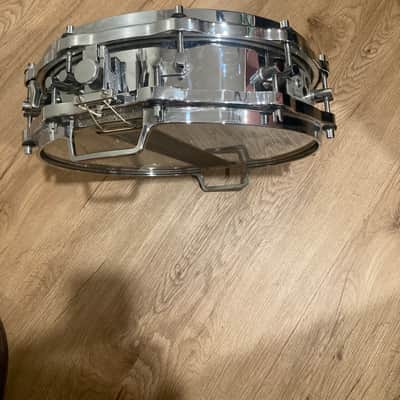 Sonor D-420 Phonic 14x4" 10-Lug Ferro-Manganese Steel Piccolo Snare Drum 1982 - 1994 - Chrome-Plated image 3