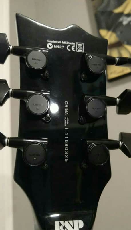 Gotoh MLB3-G (3 On A Side) Tuners - Black image 1