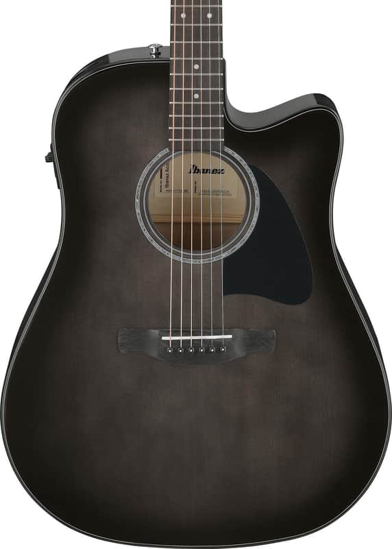 Ibanez AAD77CE Acoustic-electric Guitar - Black Sunburst image 1