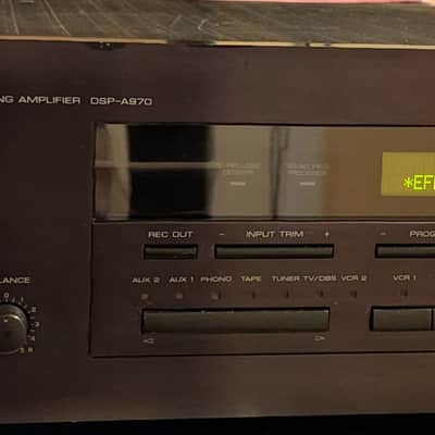 Yamaha Yamaha DSP-A970 is a vintage Digital Sound Field Processing Amplifier 90s  - Black image 1