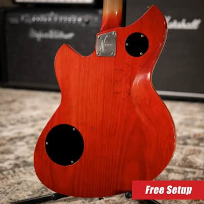 Novo Serus H2 Electric Guitar - Faded Cherry Burst with Gig Bag image 2