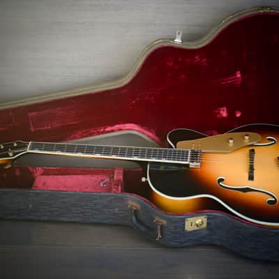 Rare Vintage 1961 Gretsch 6199 Sal Salvador Sunburst Hollowbody image 1