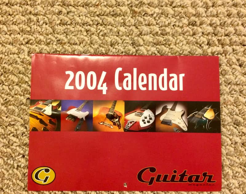 Guitar Magazine UK Calendar 2004 image 1