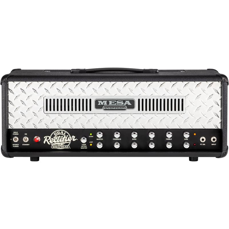 Mesa Boogie 90s Dual Rectifier Standard Head Amplifier - Black Bronco image 1