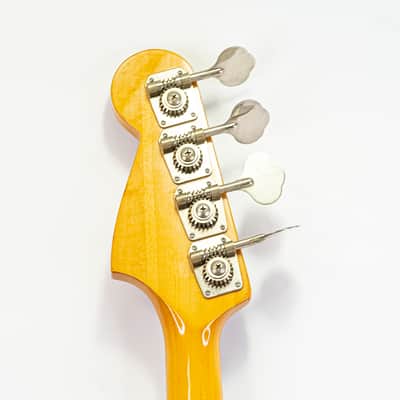 1970s Greco Jazz Bass MIJ Fiesta Red Matching Headstock Block Inlays w/ Gigbag image 9