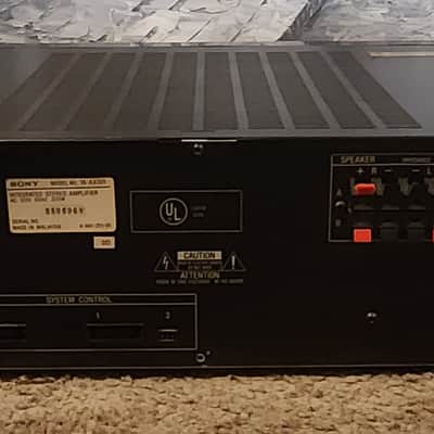 Sony SONY TA - AX301 ACOUSTIC CONTROLLED STEREO 90s image 8