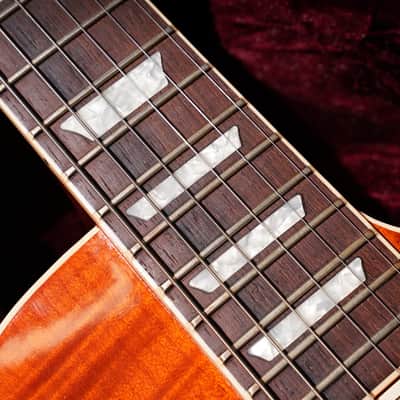 2002 Gibson Custom Shop Les Paul Class 5 - Rare Tangerine Burst 5A Top w/ Receipt & COA image 14