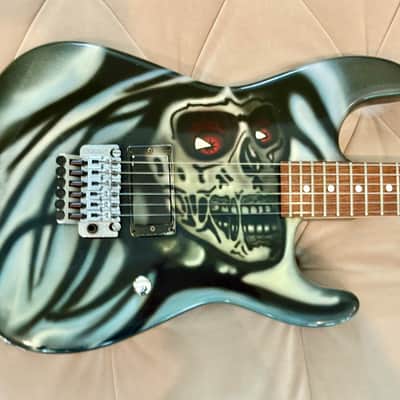 CHARVEL MODEL 2 FROM THE 1980s WITH A CUSTOM PAINT JOB READY FOR A NEW HOME image 2