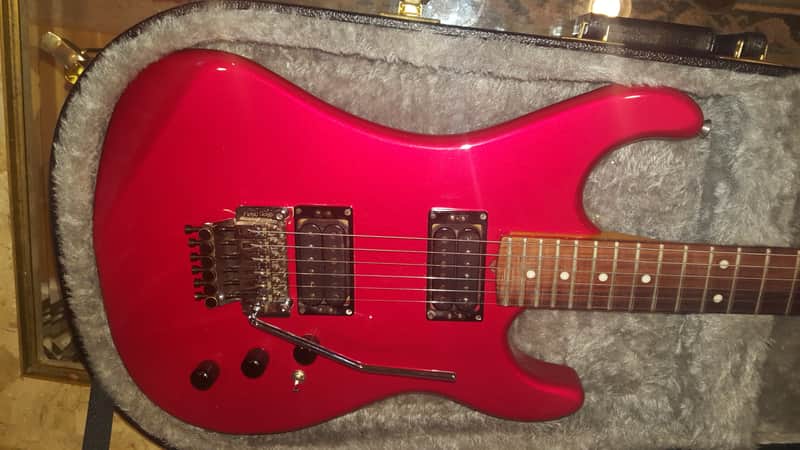 Kramer Pacer Imperial Neptune NJ Candy Apple Red, Schaller Pickups, Floyd Rose Vintage image 1