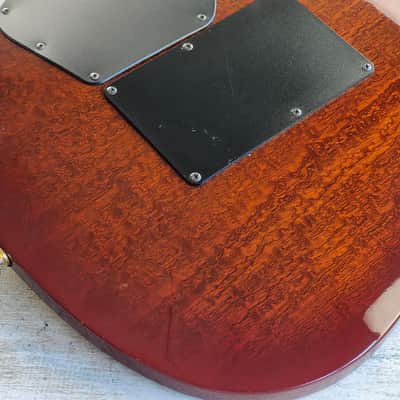 1994 Ibanez Japan S540BM S Series HSH Superstrat (Antique Violin - Burled Maple) image 12