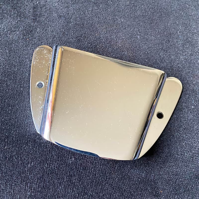 Fender Precision / Telecaster Bass bridge cover 1960's 1970's Chrome NOS image 1