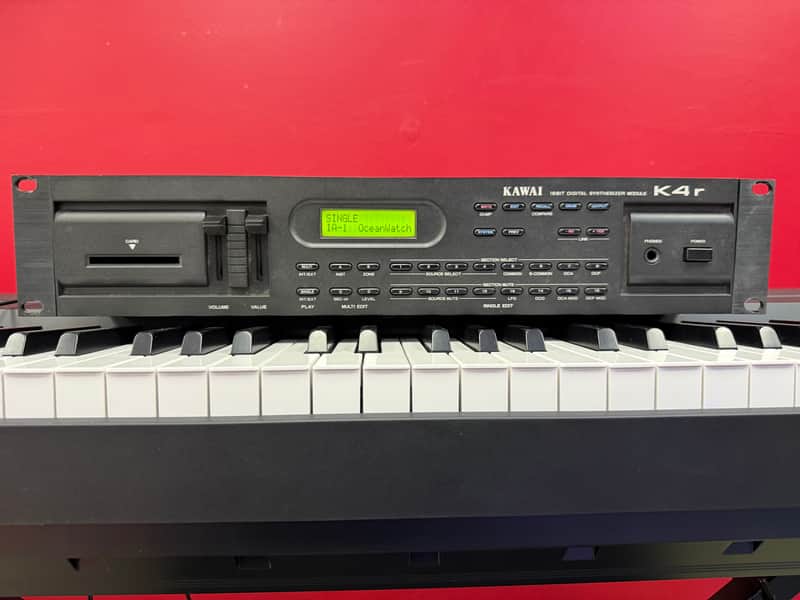 Kawai K1R Rackmount Digital Synthesizer Module 1988 - Black image 1