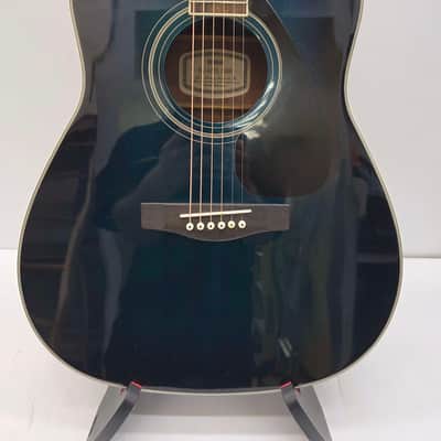 Yamaha FG-423S OBB Oriental Blue Burst 2002 Acoustic Guitar | Reverb