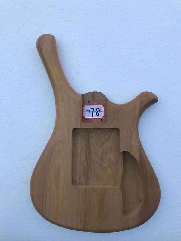 Unfinished Ashwood Bass Guitar Body image 1
