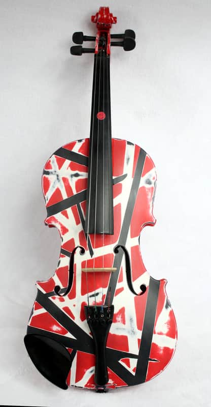 Custom Painted Unbranded 4/4 Violin - Painted Aged and Worn With New Case image 1