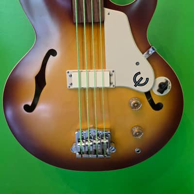 Epiphone Jack Casady Signature Bass Fretless 2024 - Present - Aged Royal Tan image 2