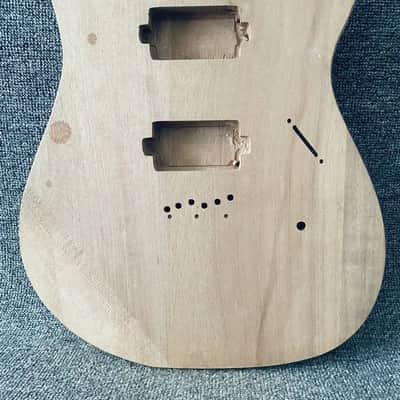 Solid Mahogany Guitar HH DIY Project Body image 3
