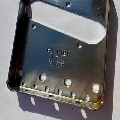 1963 thru 1977 Fender Telecaster Bridge  PAT.PEND. Tele Plate USA  RI  - 60’s 70’s image 10