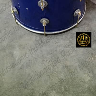 14" Royal Blue Snare Drum - Steel School Marching Band Drum | Practice Drum image 3