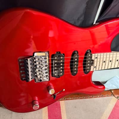 Charvel MJ San Dimas Style 1 HSS FR M Metallic Red Electric Guitar image 2