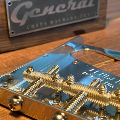 Fender Telecaster bridge plate & Threaded GVT 1959 - 1963 Saddles image 5