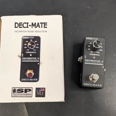 ISP Technologies DECI-MATE Micro Decimator X Noise Reduction Gate Pedal- Black image 1