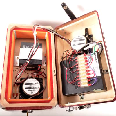 Custom Made Mengascini Accordion with Implanted Cassette Stereo Player System&Accessories~Fake Play~ image 13