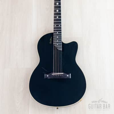 1997 Gibson Chet Atkins SST Ebony Acoustic Electric Steel String Guitar w/ Case image 2
