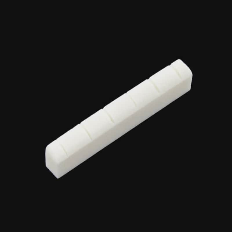 Slotted Bone Nut for Gibson Electric - Bleached Bone image 1