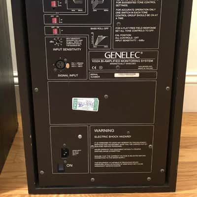 Amy Winehouse Personally Owned Genelec 1032A 10" Powered Nearfield Studio Monitor (Pair) image 7