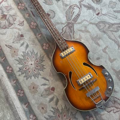 Klira Hofner-esque 1960s Hollowbody Violin Shape image 1