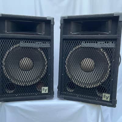 SoundTech 12" 2-Way Passive Speaker Pair w/Ultimate Stands image 1