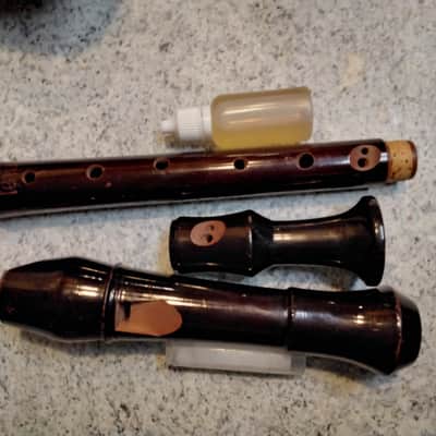 Heinrich Classic 60er Jahre Altblockflöte - Wein dunkel image 2