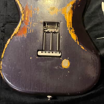 Oswald Guitars OS 2024 - Dark Purple over Sunburst image 8