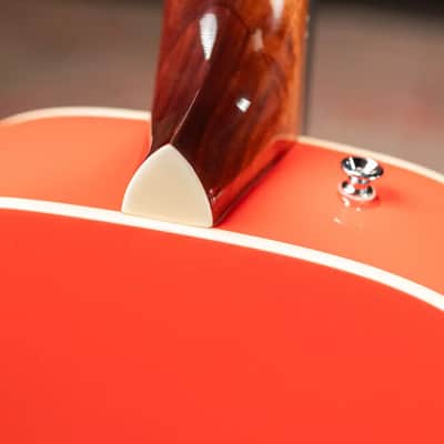 Fender California Standard Redondo Mini Acoustic Guitar - Fiesta Red with Gig Bag image 8