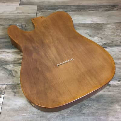 Made to Order - FRANCHIN Mars guitar body WESTERN Aged Colored Natural finish Premium Selected Basswood Poplar Telecaster-Tele-T-Style Made in Italy image 3